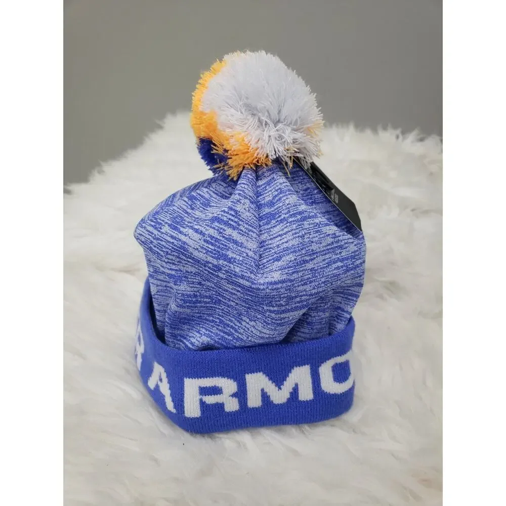 NEW Under Armour Beanie Hat Youth Small Kid Toddler‎ Boys blue winter